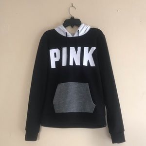 Black, White & Grey “Pink” Hoodie